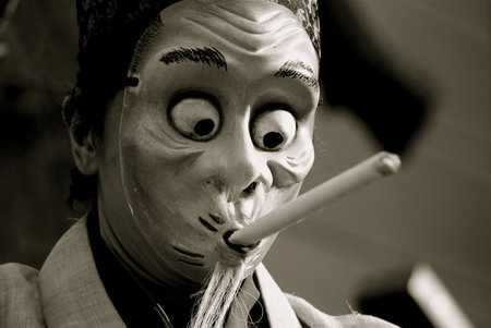 performer at a festival in Kawagoe, Japan.