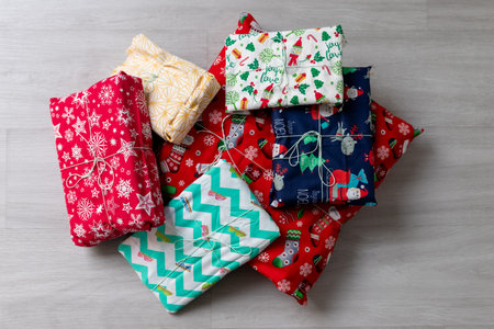 gift zero waste wrapped in fabric