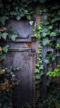 rusty doorの写真素材