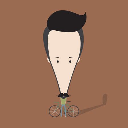 Hipster Cartoonのイラスト素材