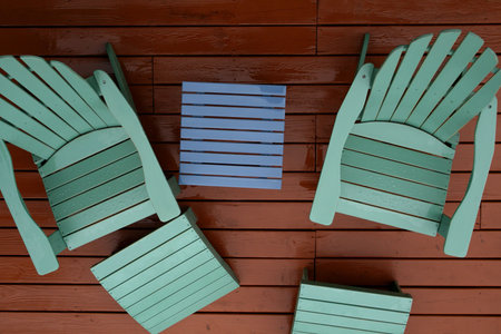 wet porch chairs