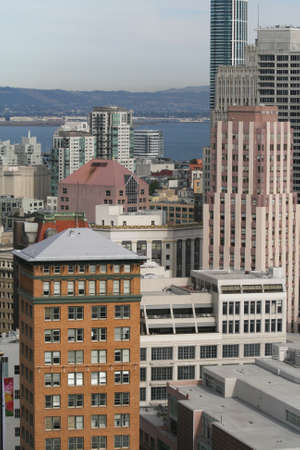 view towards san francisco bayの写真素材