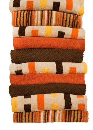stack of towelsの写真素材