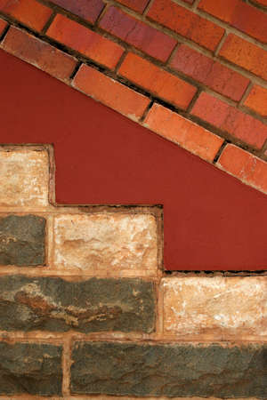 Patterns on wallの写真素材