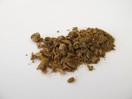 Medicinal Rhubarbs root, Rhei radixの写真素材