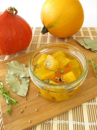 Sweet an sour squash vegetablesの写真素材
