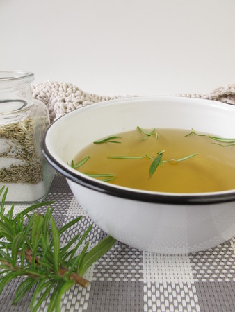 Rosemary bathの写真素材