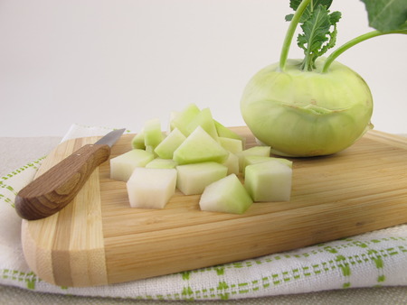German turnip ready to cookの写真素材