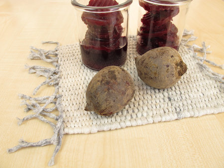 Beetroot picklesの写真素材