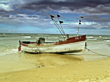 Fishing boatのeditorial素材