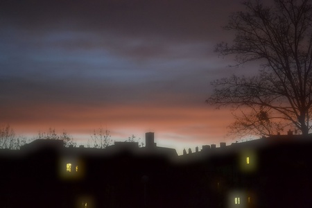 early in the morningの写真素材