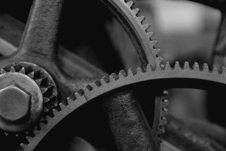Gears of an old machine