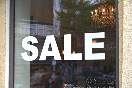 Store window of a shop in Berlinの写真素材