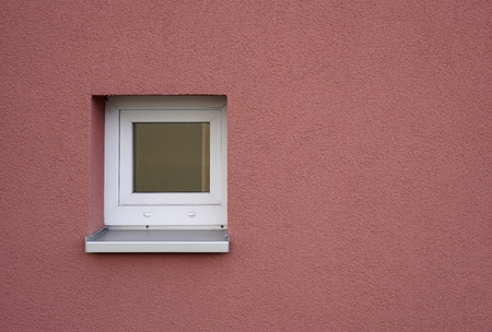 single window at a facadeの写真素材