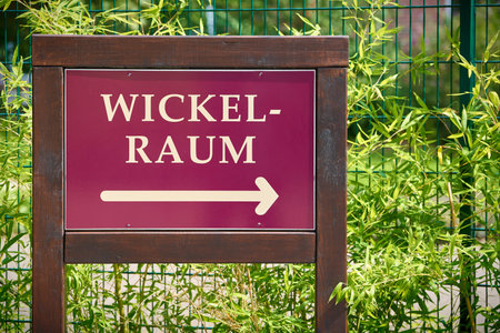 Sign with the inscriptionの写真素材