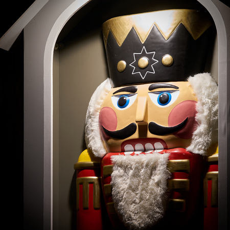 Nutcracker as a Christmas market in Germanyのeditorial素材