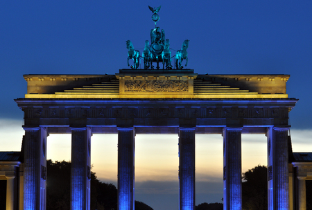 Brandenburg gate, Berlin Germanyの写真素材