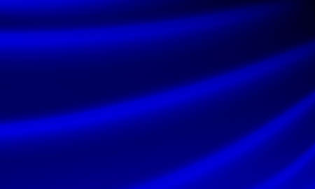 Luxury blue curtains. Smooth silk fabric texture. Vector illustration.のイラスト素材