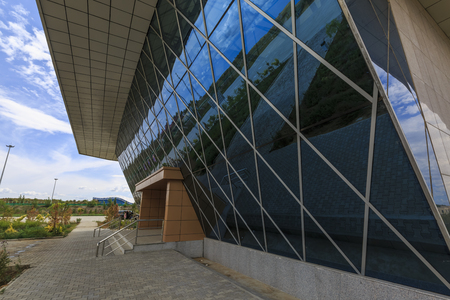 Exterior landscape view of a buildingのeditorial素材