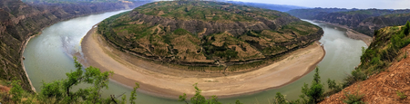 Panoramic Taiji Bayの写真素材