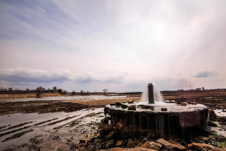 shanxi wetland sceneryの写真素材
