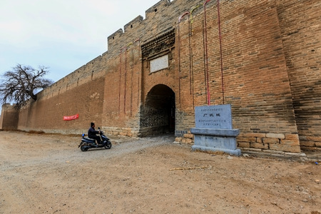 The old South Gate of Wuchengのeditorial素材