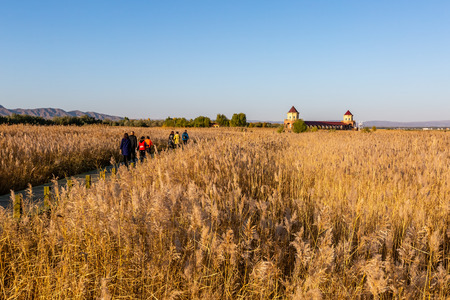 Natural scenery of Liangcheng Bohai Tourist Areaのeditorial素材