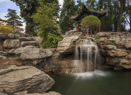 Spring Garden, Jinxi Scenic Spot, Taiyuan, Shanxi, Chinaのeditorial素材