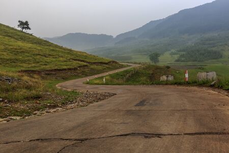 Natural scenery of Qilitun, Huozhou, Shanxi, Chinaの写真素材