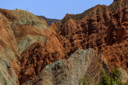 Natural scenery of the National Geological Park of Guide County, Qinghai Province, China