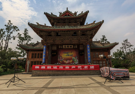 Scenery of Hancheng Ancient City, Weinan, Shaanxi, China