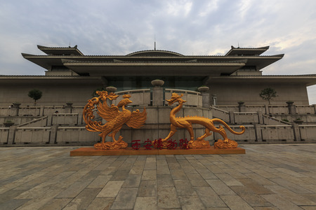 Xi'an Museum, Shaanxi, Chinaのeditorial素材