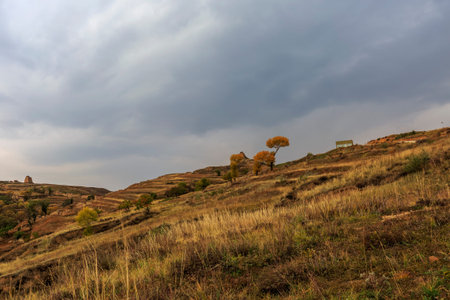 Natural scenery of the 32nd Great Wall in Youwei Town, Youyu, Shanxi, China