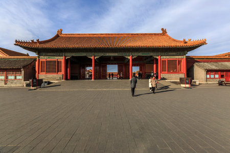 Asia China Beijing Forbidden City scenery