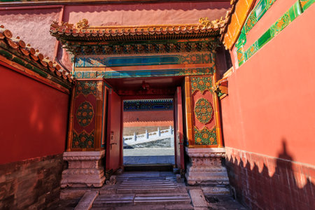 Asia China Beijing Forbidden City sceneryのeditorial素材