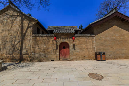 Architectural scenery of Xiangyu ancient castle in Jincheng, Shanxi, Chinaのeditorial素材