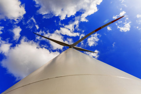Scenery of Baiyangling Wind Field in Xinzhou, Shanxi, China