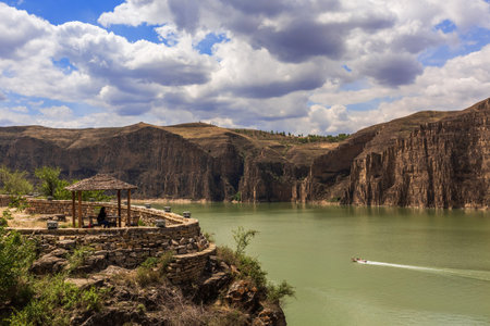 Scenery of Laoniu Bay in Xinzhou, Shanxi, China