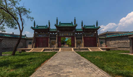 Scenery of Confucian Temple in Dai County, Shanxi, Chinaの写真素材