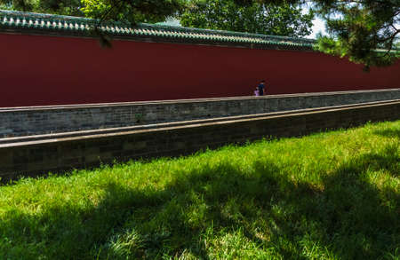 Scenery of Temple of Heaven Park, Beijing, Chinaのeditorial素材