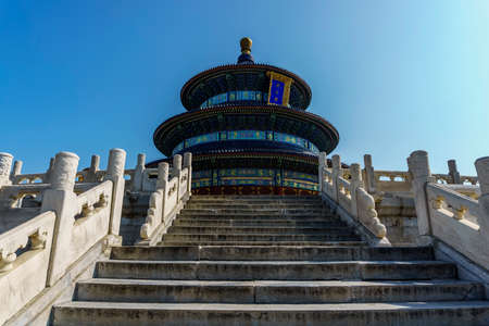 Scenery of Temple of Heaven Park, Beijing, Chinaのeditorial素材