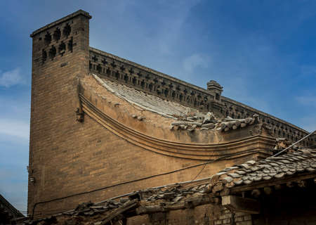 Pingyao Ancient City, Shanxi, China February 14, 2021 Pingyao Ancient City Tour, Pingyao Ancient City is located in the central part of Shanxi Province.の写真素材