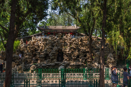 Asia China Beijing Prince Gong Mansionのeditorial素材