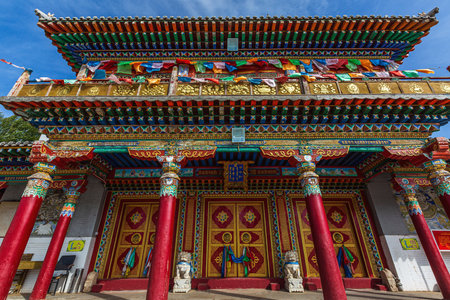 Puhui Temple, Baotou, Inner Mongolia, Chinaのeditorial素材