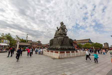 Scenery of Wuliang Temple, Dazhao, Hohhot, Inner Mongolia, China