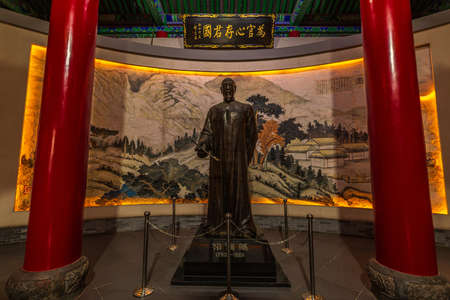 Three generations of emperor Qi Liaozao's hometown scenic sceneryのeditorial素材