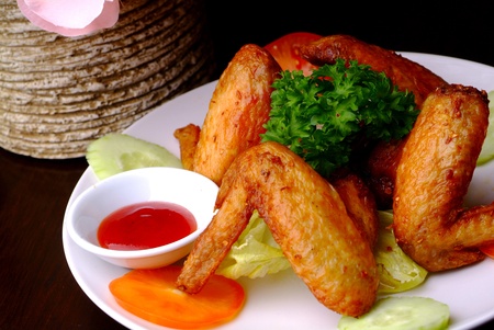 Chicken wingの写真素材