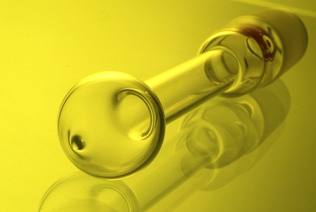 chemical glasswareの写真素材