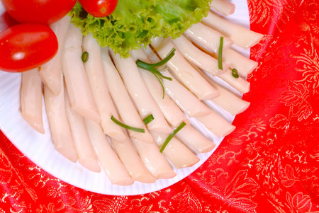 Fresh raw clams