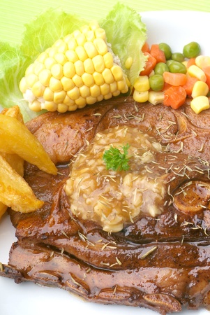 juicy steak の写真素材